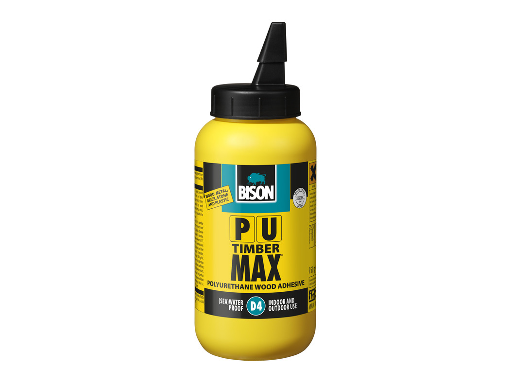 PU Max Adhesive 750g bottle from Bison.