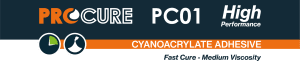 Procure PC01 High Performance Cyanoacrylate Adhesive Banner Image.
