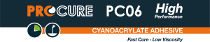 Procure PC06 High Performance Cyanoacrylate Adhesive Banner Image.
