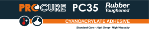 Procure PC35 Rubber Toughened Cyanoacrylate Adhesive.
