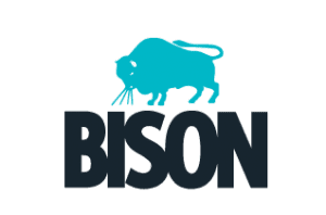 bison adheive logo
