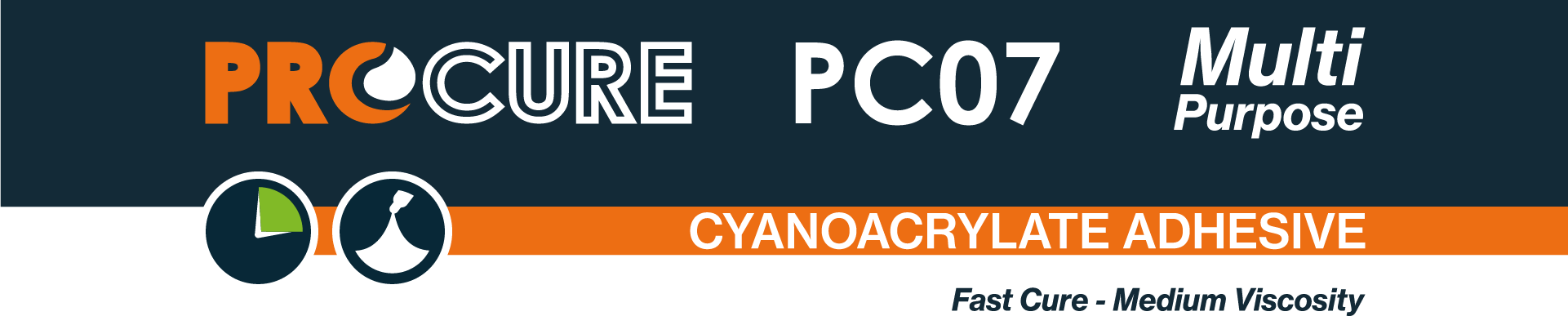 Procure PC07 Multi Purpose Cyanoacrylate Adhesive.