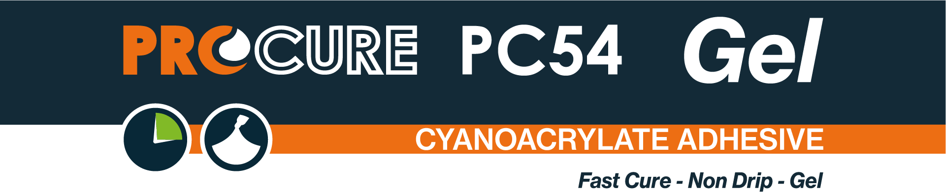 Procure PC54 Cyanoacrylate Adhesive Gel.