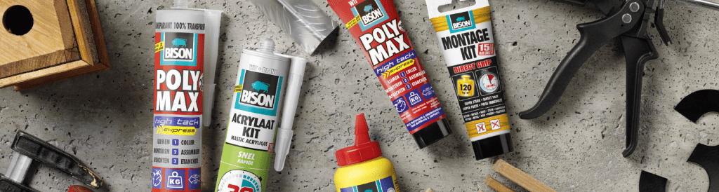 UK adhesives supplier Bison banner image