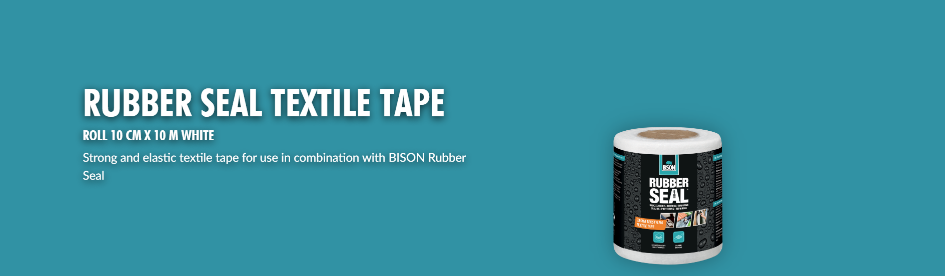 Rubber Seal Textile Tape - Banner.