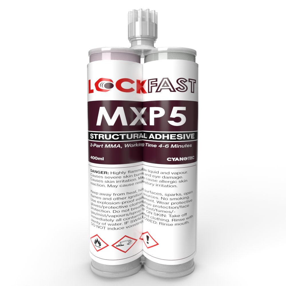 Lockfast MXP5 Structural Adhesive 400ml Cartridge