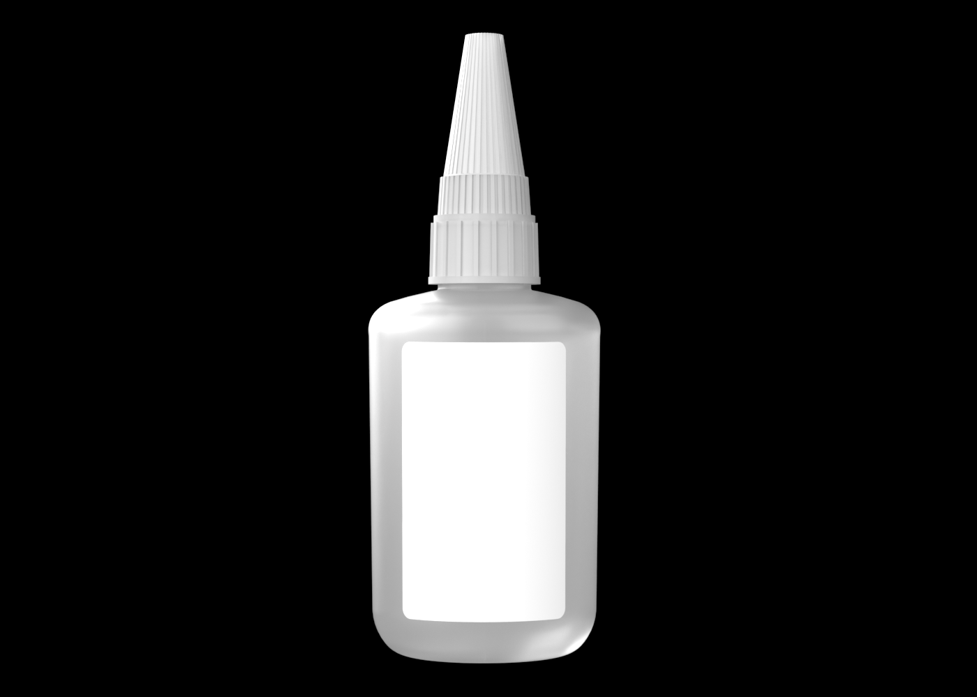 50g Oval Bottle for Liquid Cyanoacrylate Adhesive.