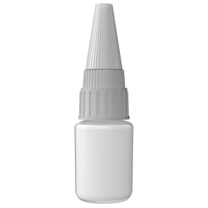 Oval 10g Bottle with Pin in Cap.