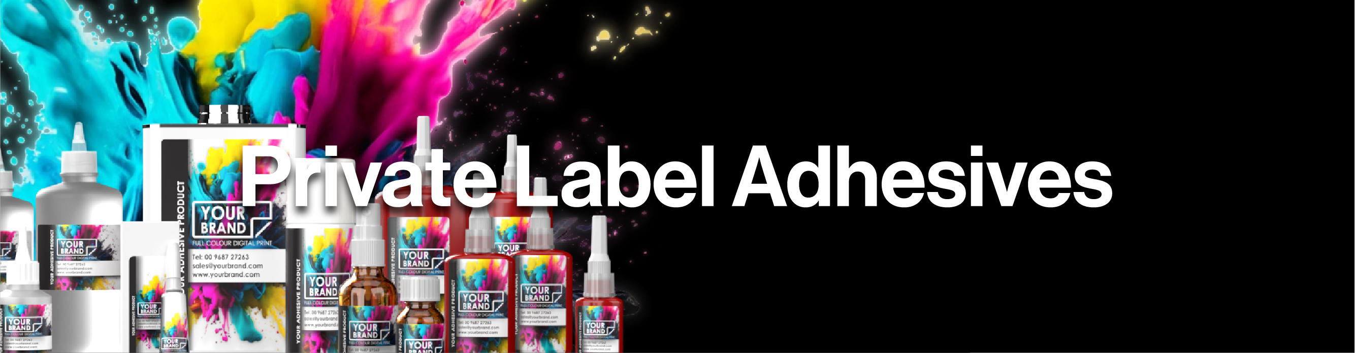 Private Label Adhesives Banner