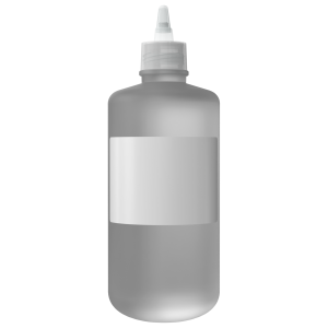Round 500g Bottle with Standard Cap.