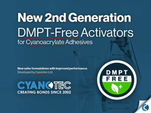 DMPT Free Activators for Cyanoacrylate Adhesives