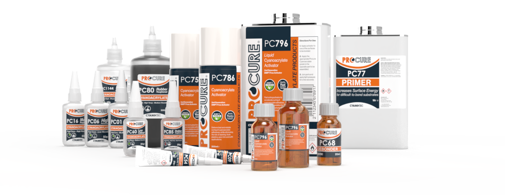 Cyanoacrylate Adhesives Super Glue Range from Cyanotec Ltd