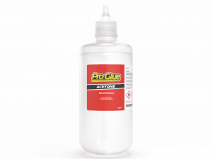 Acetone Solvent Cleaner in 500ml bottle from the ProGlue Range.